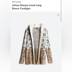 Animal Print Cardigan